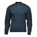 Original Dutch military sweater winter sport pullover cold weather jumper blue