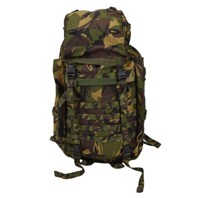 Sac à dos tactique militaire néerlandais d'origine 60L MOLLE Loops DPM Woodland Camo