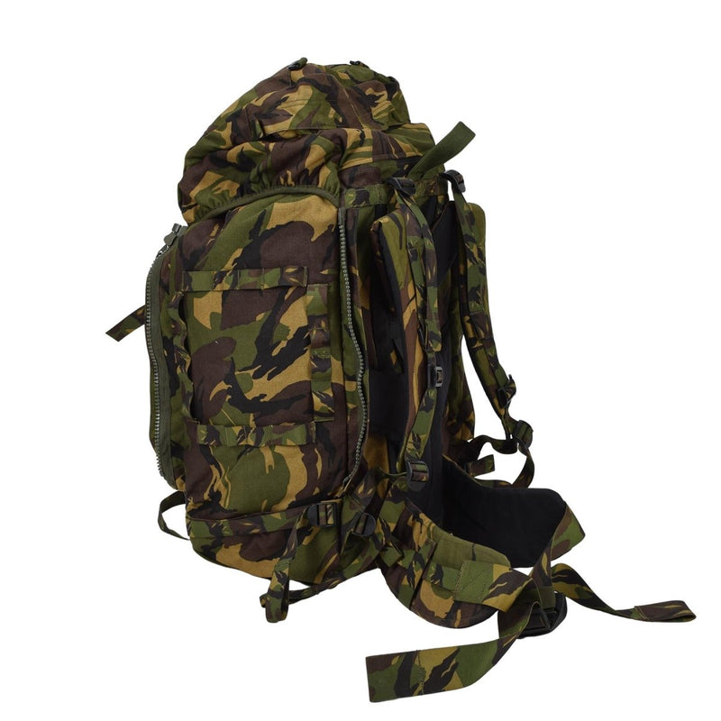 Sac à dos tactique militaire néerlandais d'origine 60L MOLLE Loops DPM Woodland Camo