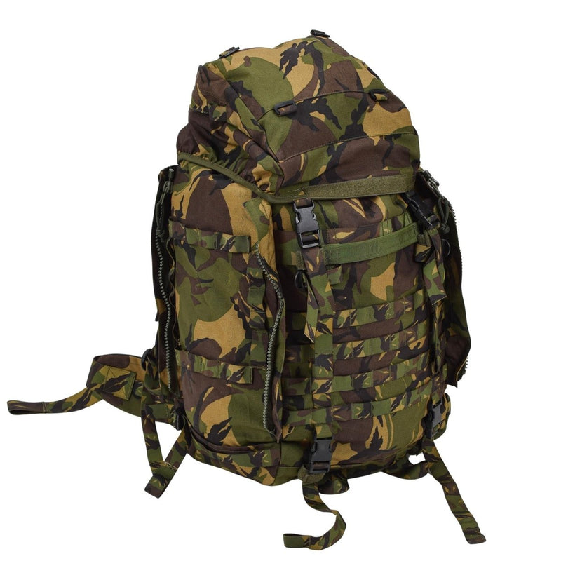 Sac à dos tactique militaire néerlandais d'origine 60L MOLLE Loops DPM Woodland Camo