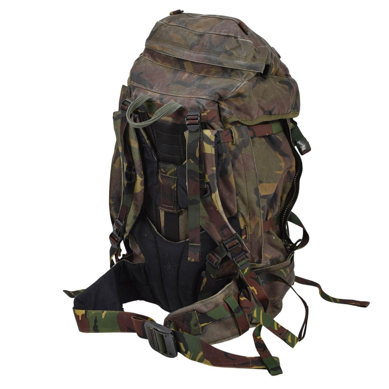 Sac à dos tactique militaire néerlandais d'origine 60L MOLLE Loops DPM Woodland Camo