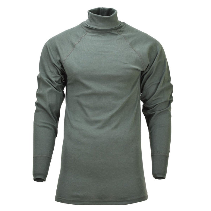 Original Dutch Military Turtleneck Thermal Undershirt Tactical HeatTech Olive - GoMilitar