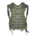 Gilet militaire néerlandais d'origine uniquement vert combat tactique épaules renforcées