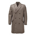 Manteau habillé en laine militaire néerlandais original, à double boutonnage, problème de l'armée, kaki