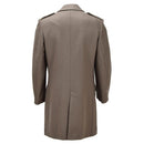 Original Dutch Military Wool Dress Coat Double Breasted Army Issue Khaki - GoMilitar