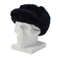 Chapeau d'hiver original de la police néerlandaise rabattable avec oreillettes renforcées sur le front bleu