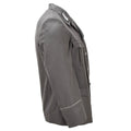 Veste militaire originale est-allemande, épaulettes, col, patchs gris