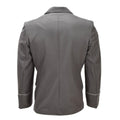 Veste militaire originale est-allemande, épaulettes, col, patchs gris