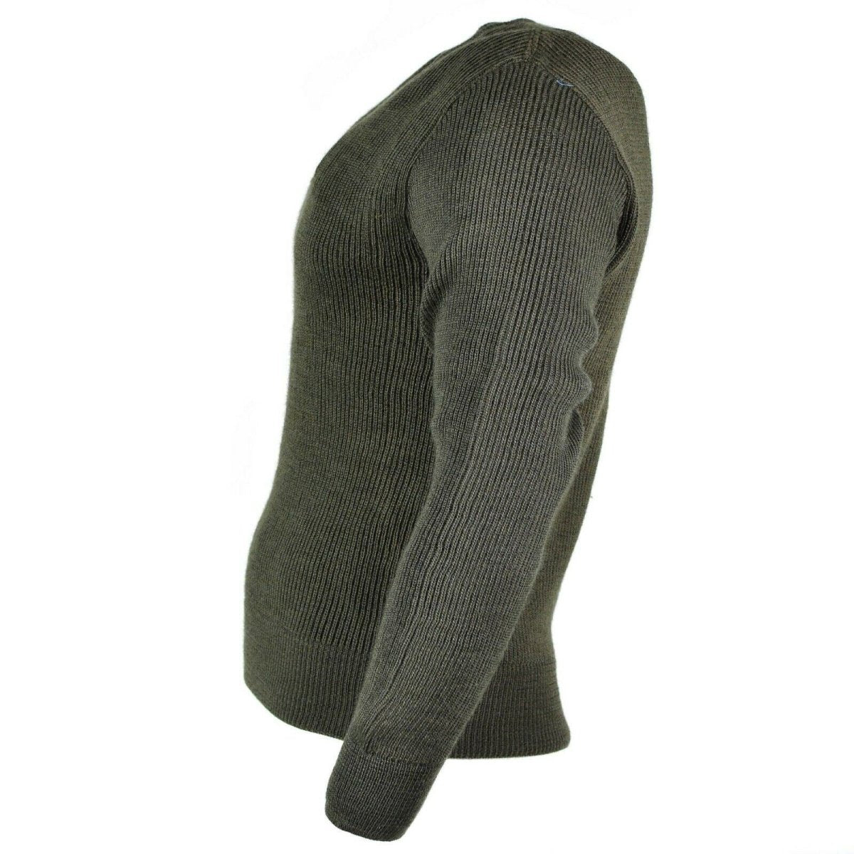 Pull original de l'armée française Pull en laine chlorofibre col V