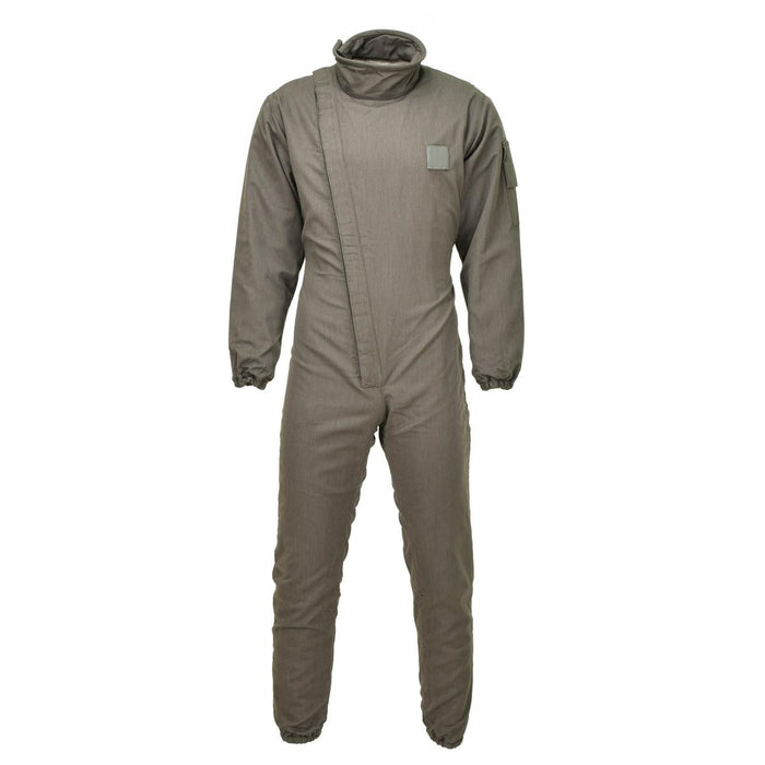 Original French military coverall mechanic suit issued elasticated waist Olive - GoMilitar
