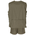 Chemise militaire française originale de jungle sans manches olive tactique légère NEUF