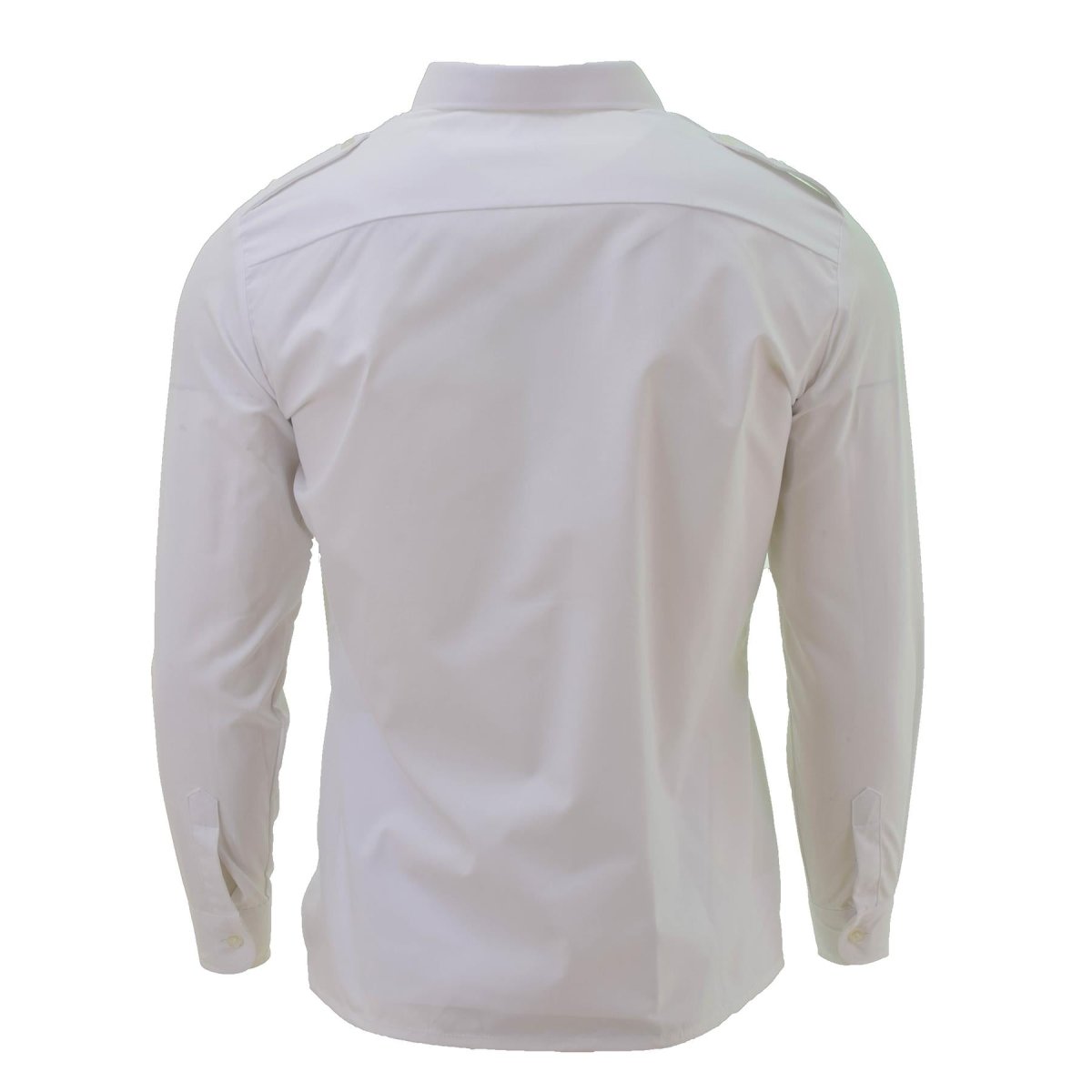 Chemises habillées militaires françaises originales de la marine, chemise blanche à manches longues, NEUF