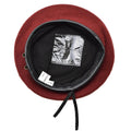Béret rouge militaire français d'origine pour homme, casquette légère en laine de l'armée de force NEUF