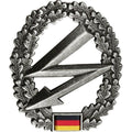 Insigne de béret de l'armée allemande originale Cocarde Corps des transmissions Communication