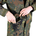 Veste de campagne originale de l'armée allemande GoreTex Flecktarn imperméable à l'eau