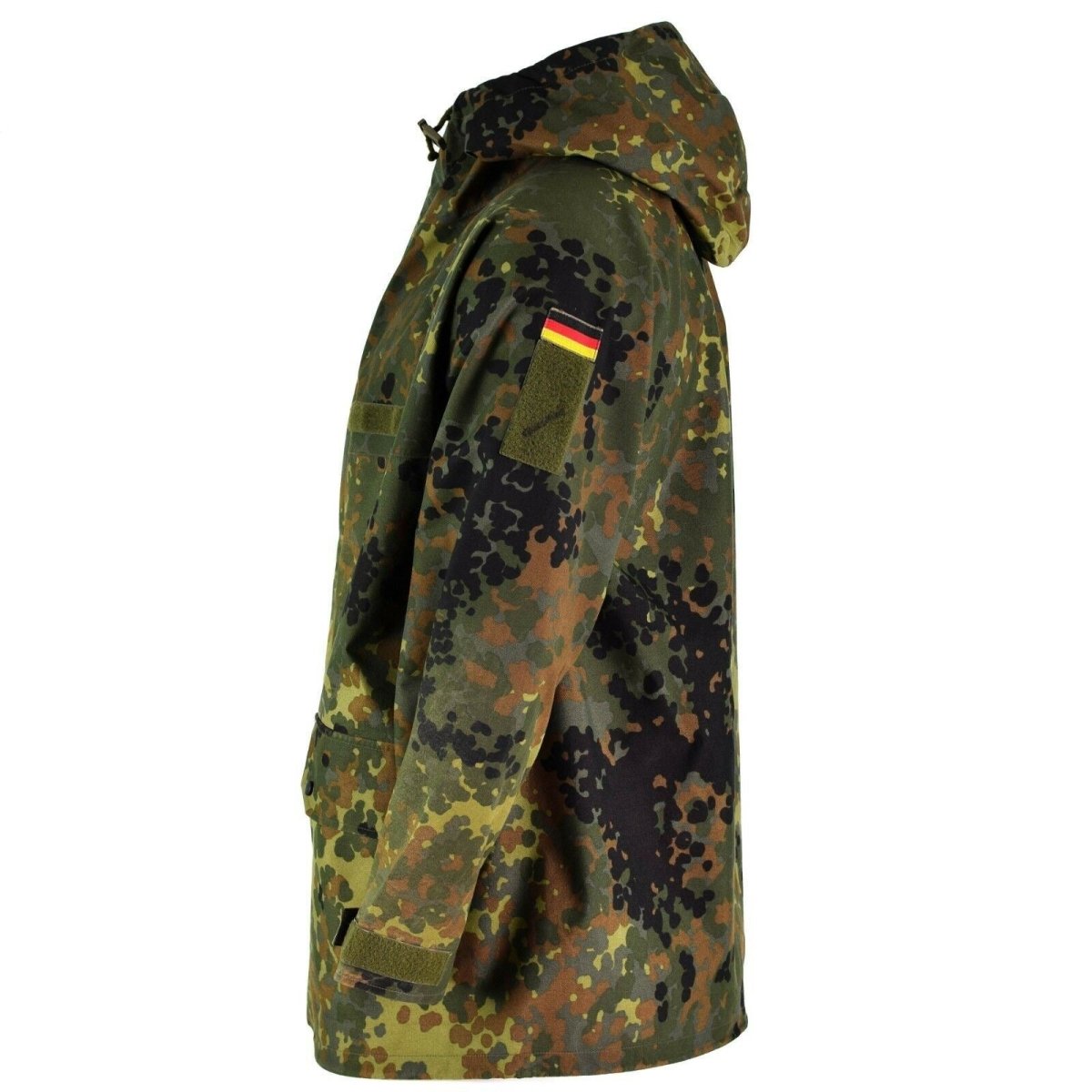 Veste de campagne originale de l'armée allemande GoreTex Flecktarn imperméable à l'eau