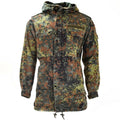 Veste de campagne parka originale de l'armée allemande, camouflage Flecktarn avec doublure