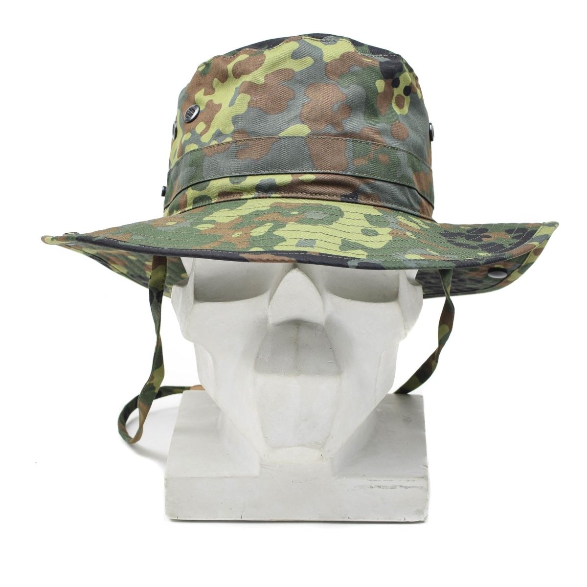 Chapeau de boonie Flecktarn de l'armée allemande d'origine pour le camping, la chasse, l'extérieur, l'été, NEUF