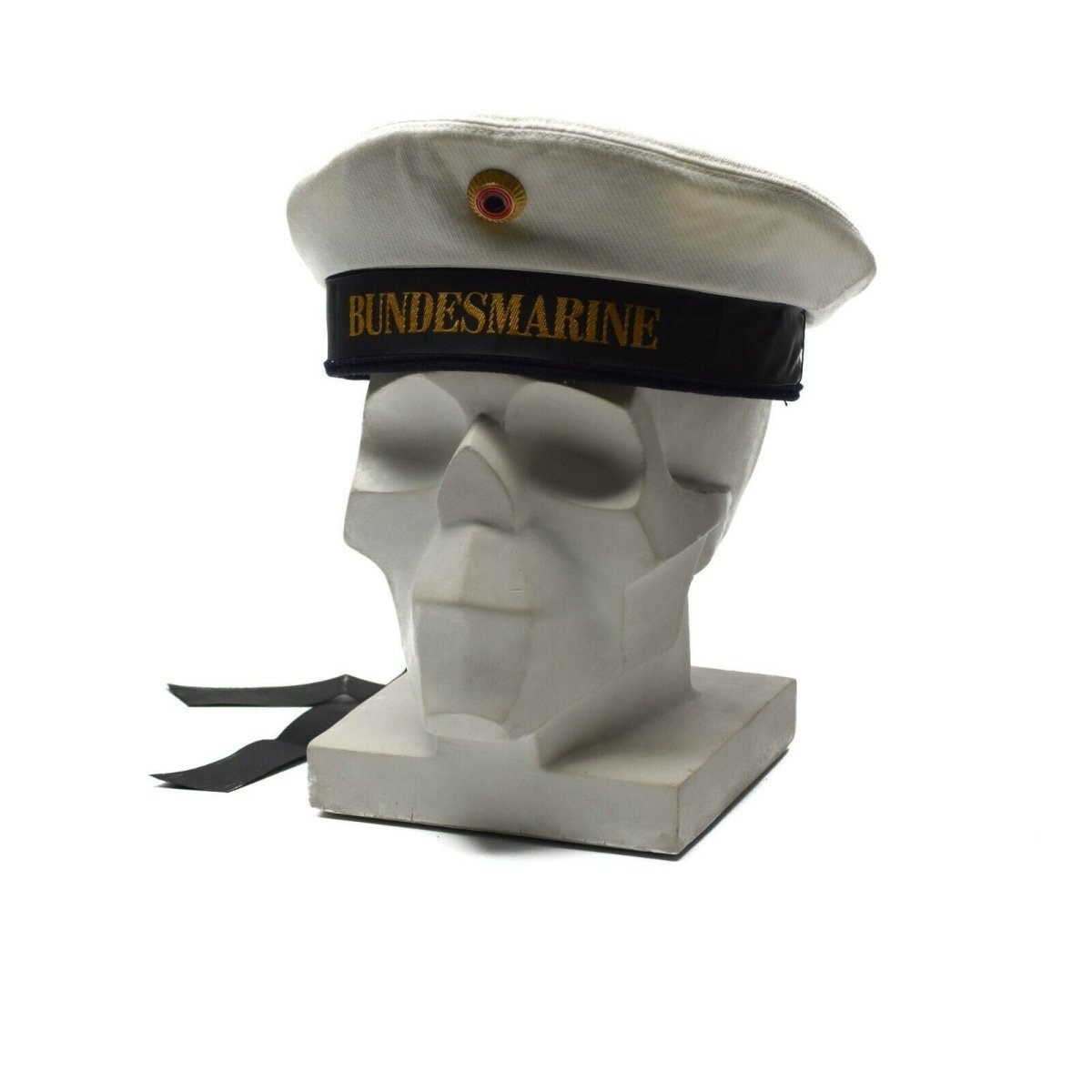 Original German Army Navy Marines Cap Bundesmarine Hat White