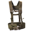 Original German army Webbing system 4 pcs tactical belt harness Load bearing kit