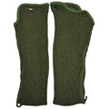 Chauffe-poignets thermiques en coton d'origine de l'armée allemande, olive