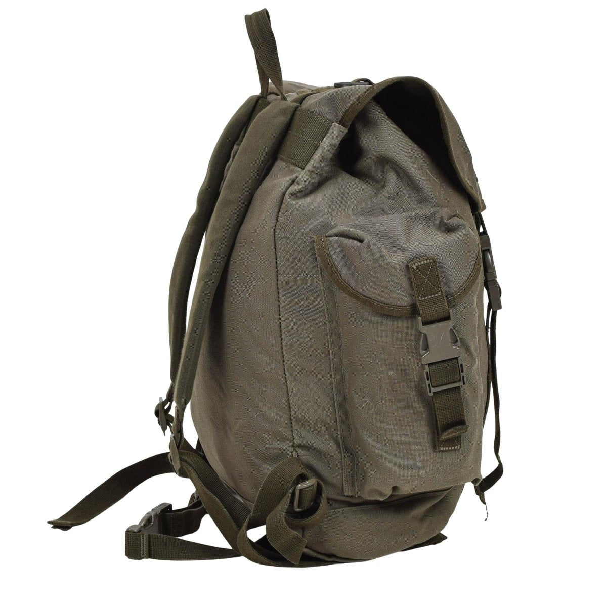 Sac à dos de montagne militaire allemand d'origine 35 L, durable, plusieurs poches, olive