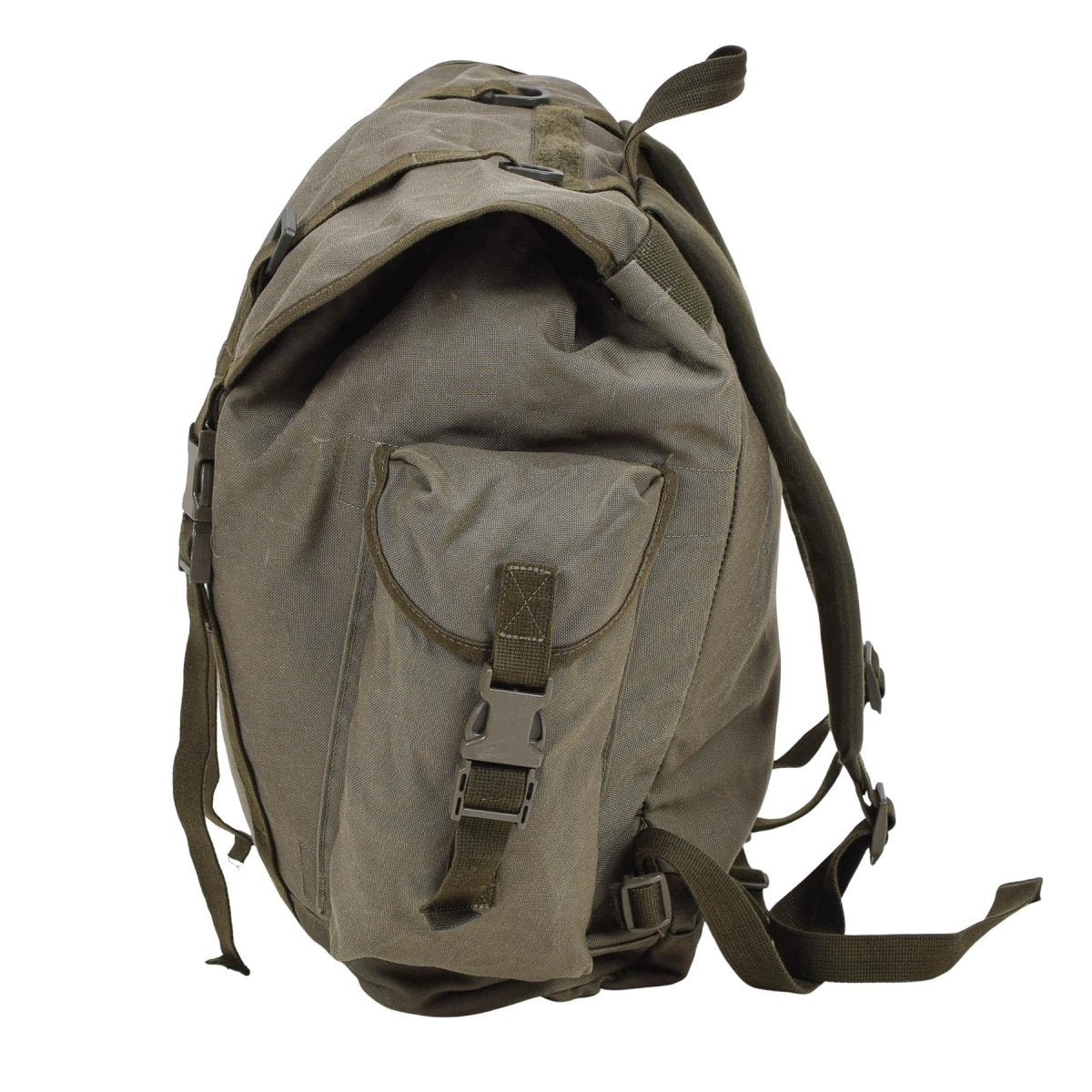 Sac à dos de montagne militaire allemand d'origine 35 L, durable, plusieurs poches, olive