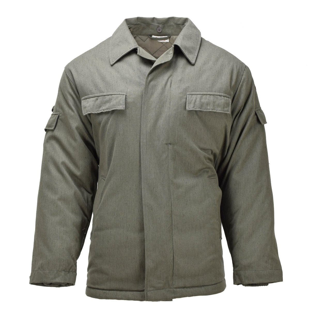 Original militaire allemand DDR Field Coat Army Issue vintage Surplus Olive