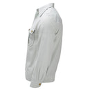 Original German Military Dress Shirt Long Sleeve Cotton Blend Light Green - GoMilitar