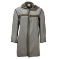 Original German military long parka faux fur liner thermal hooded army olive