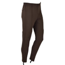 Original German military NVA brown sweatpants sports stirrup training trousers - GoMilitar