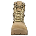 Bottes tactiques militaires allemandes originales imperméables à semelle ronde en caoutchouc kaki NEUVES