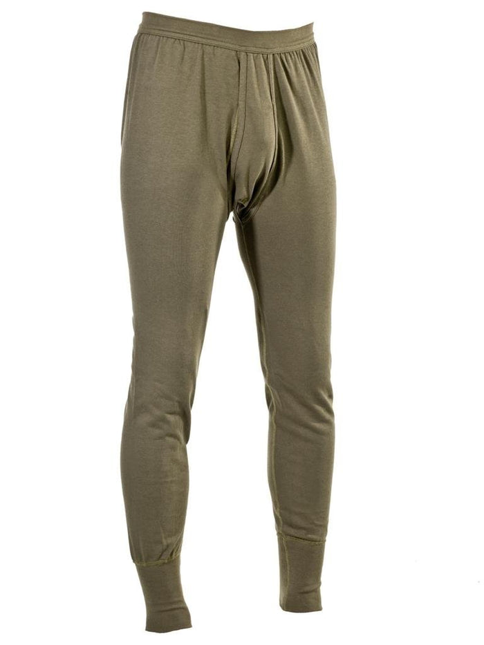 Caleçon thermique militaire allemand Original, Long Johns, délivré par l'armée Olive pour la chaleur de la couche de base excédentaire militaire par temps froid