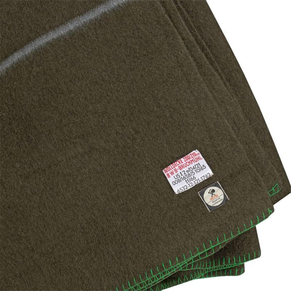 Original German Military Wool Blanket 210x200cm Bundeswehr Style Brown
