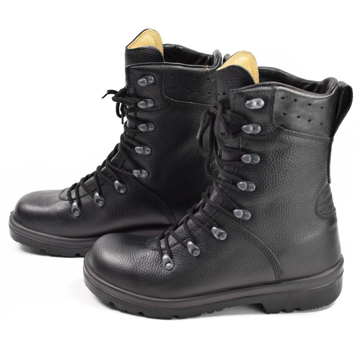 Original Germany army boots black leather field BDU combat BW military issue NEW