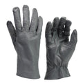 Original Germany army leather gloves gray tactical military surplus issue