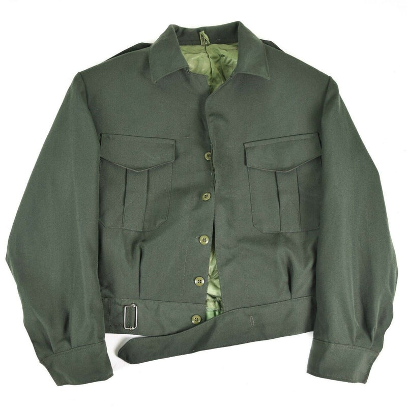 Original Greek army Field ike jacket gabardine wool blaze Greece military NEW - GoMilitar