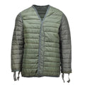 Original Greek army M65 liner jacket quilted warm military jacket lining green