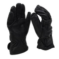 Original Hungarian Army Leather Gloves Lined Military Winter Outdoor Black