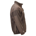 Original Hungarian military brown fleece jacket storm stopper adjustable cuffs
