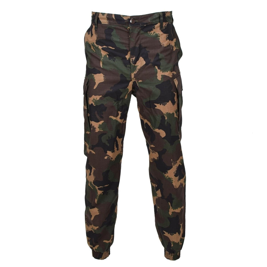 Original Hungarian Military summer field pants M1990 woodland camo ripstop NEW