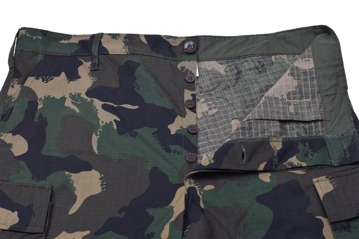 Original Hungarian Military summer field pants M1990 woodland camo ripstop NEW