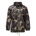 Veste imperméable militaire hongroise d'origine, capuche enroulable, bouton rabat, M93 camouflage