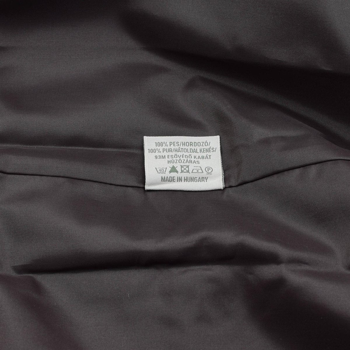 Veste imperméable militaire hongroise d'origine, capuche enroulable, bouton rabat, M93 camouflage