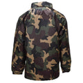 Veste imperméable militaire hongroise d'origine, capuche enroulable, bouton rabat, M93 camouflage