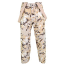 Original Italian Air Forces desert camo bib rain pants with adjustable suspenders and durable polyamide fabric.