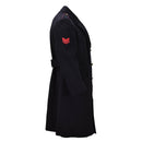 Original Italian Military Carabinieri Dress Coat Wool Double Breasted Black - GoMilitar