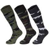 Original Italian Military Esercito Winter Socks Long High 3 Pack Camouflage