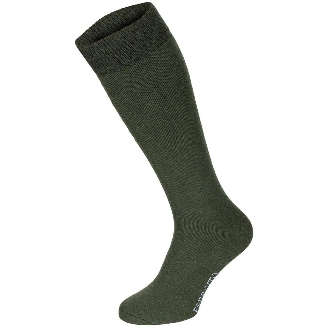 Chaussettes d'hiver militaires italiennes originales Esercito, longues, très chaudes, paquet de 3, olive