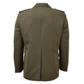 Veste militaire italienne d'origine VERDE, tenue de défilé vintage marron